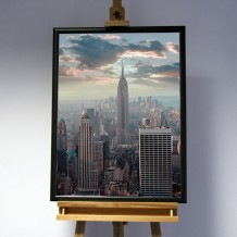 3D-Bild: New York City | Empire State Building, Big Apple, Amerika