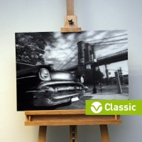 3D-Bild: Brooklyn Bridge (Classic) | New York City, Big Apple, Amerika, Oldtimer